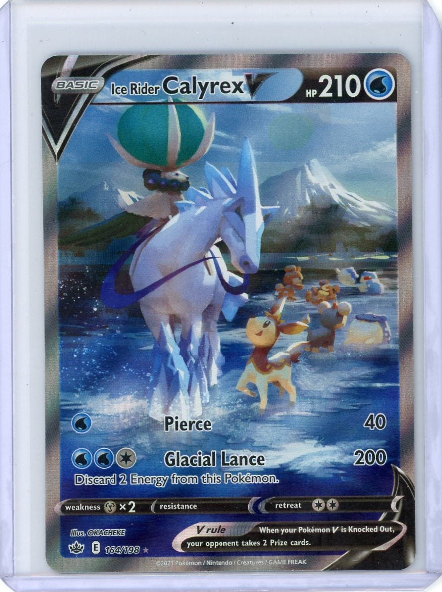 Calyrex V 2021 Pokemon Chilling Reign #164/198