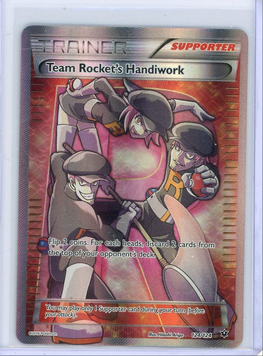 Team Rocket's Handiwork Trainer 2016 Pokemon Fates Collide #124/124