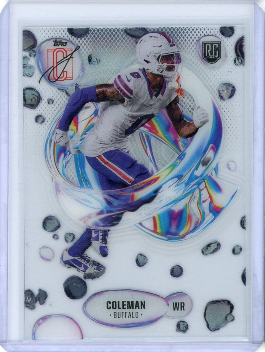 Keon Coleman 2024 Topps Signature Class Fluidity rookie card