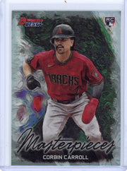 Corbin Carroll 2023 Bowman's Best Masterpieces rookie card