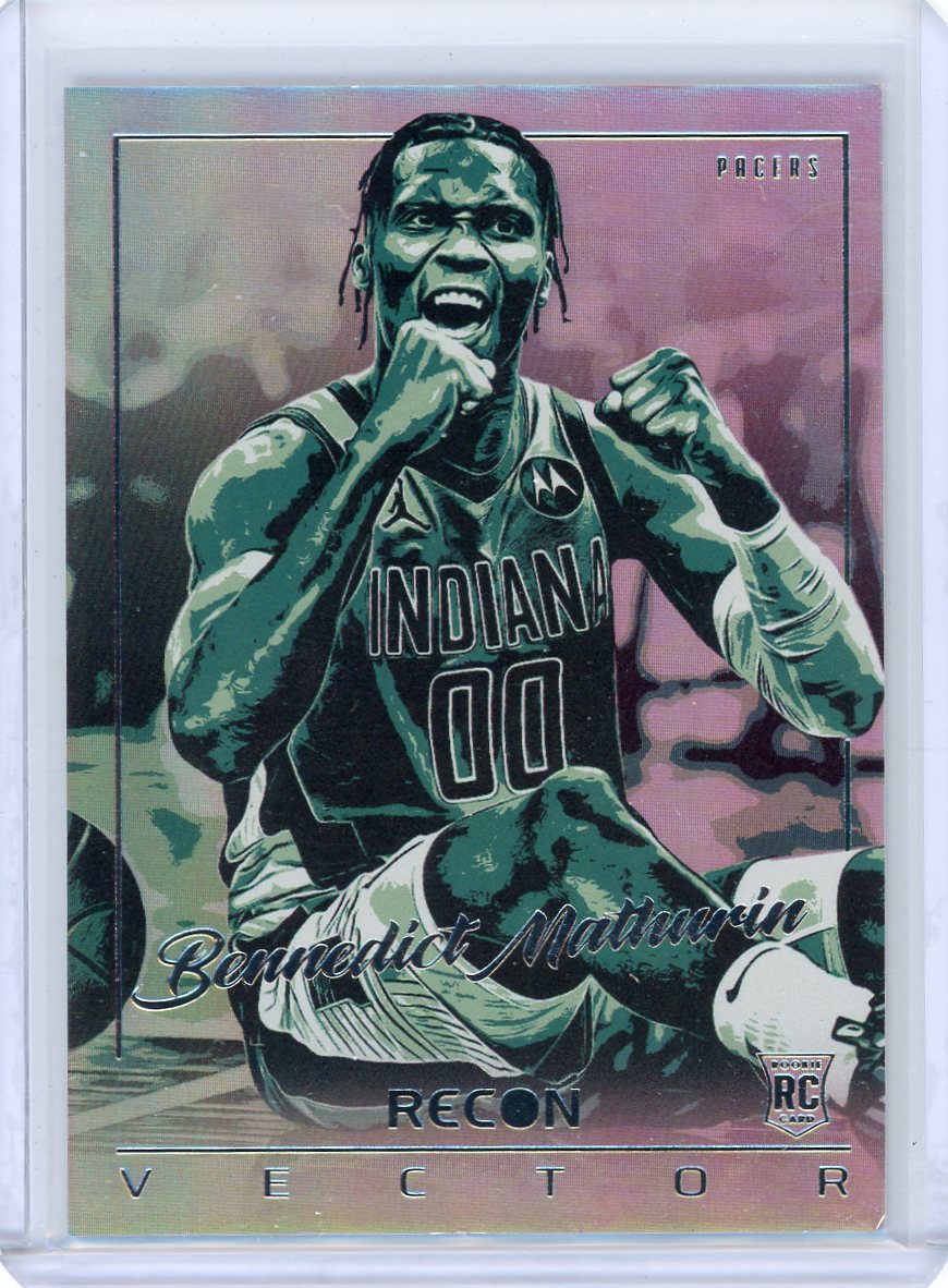 Bennedict Mathurin 2022-23 Panini Recon Vector rookie card