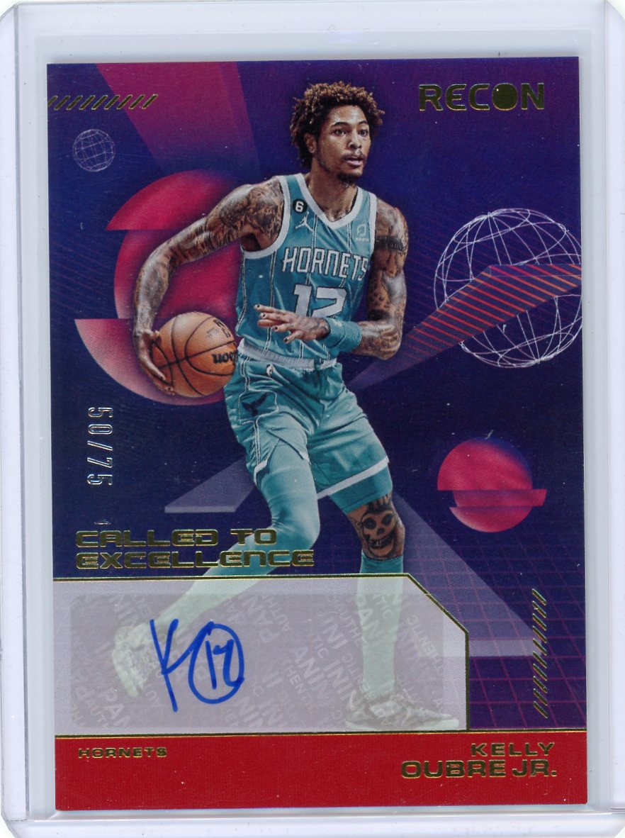 Kelly Oubre Jr. 2022-23 Panini Recon Called to Excellence autograph #'d 50/75