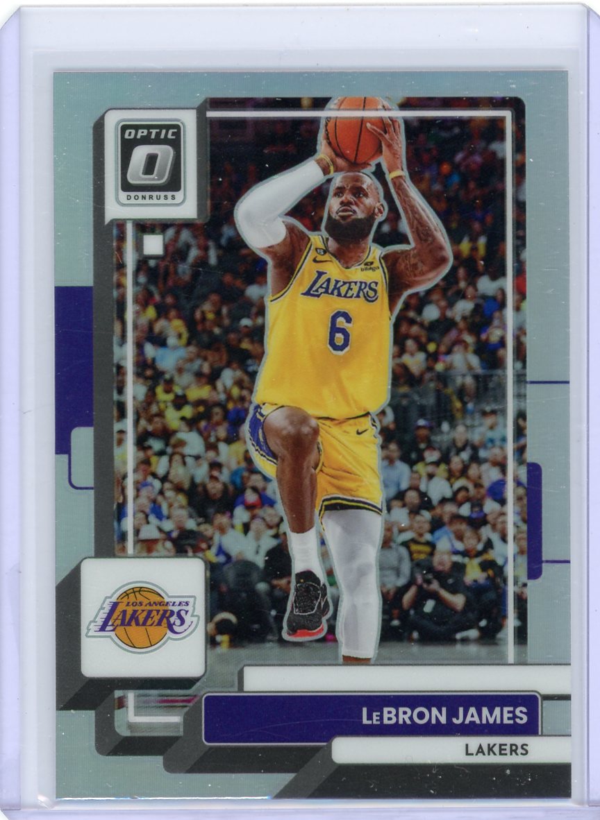 LeBron James 2022-23 Panini Donruss Optic silver prizm