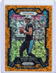 Bryce Young 2023 Prizm No Huddle Orange Prizm RC