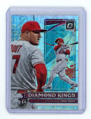 Mike Trout 2022 Donruss Optic #14 Diamond Kings Pandora Prizm 85/99