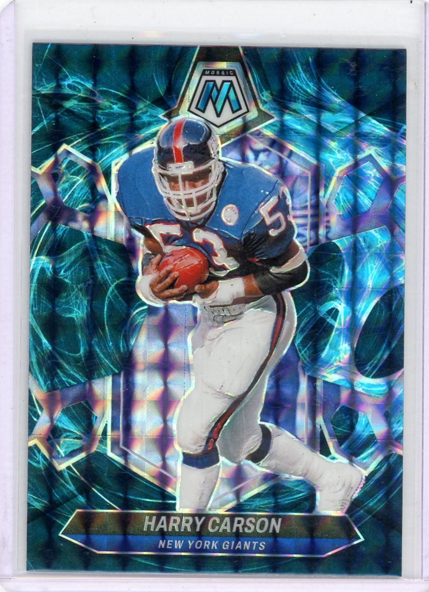 Harry Carson 2024 Panini Mosaic Genesis Prizm SP