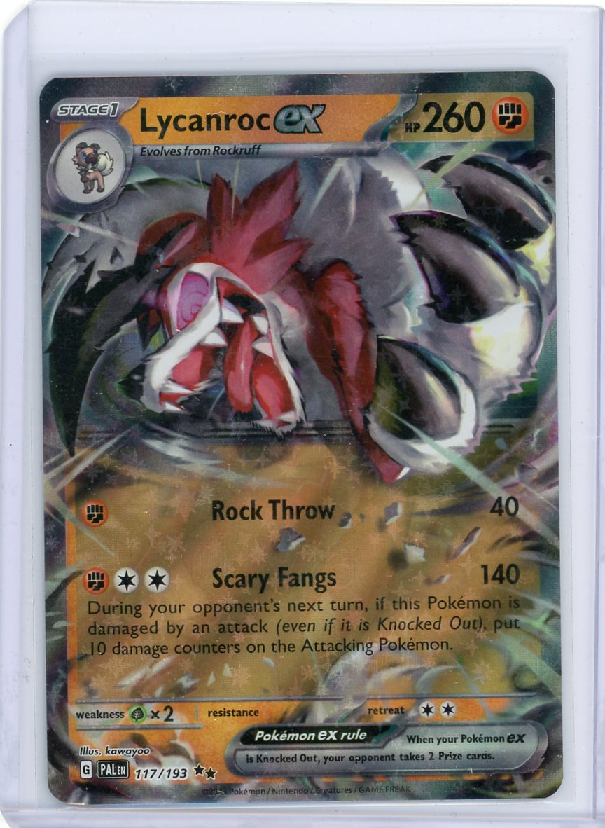 Lycanroc EX 2023 Pokmon Paldea Evolved rare holo 177/193 Piece Of The Game Lycanroc EX 2023 Pokmon Paldea Evolved rare holo 177/193 Piece Of The Game
