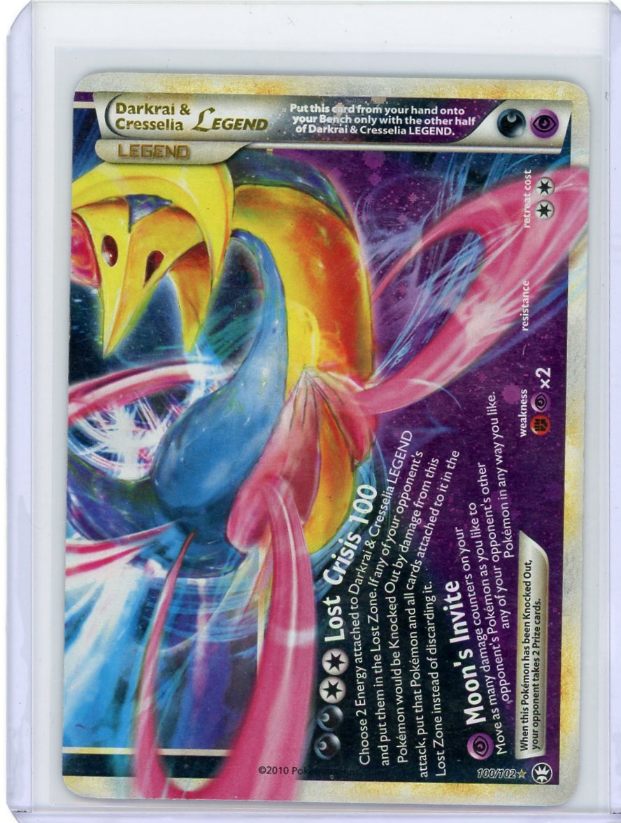 Darkrai & Cresselia LEGEND #100 Pokemon Triumphant