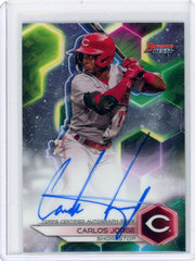 Carlos Jorge 2023 Bowman's Best prospect autograph