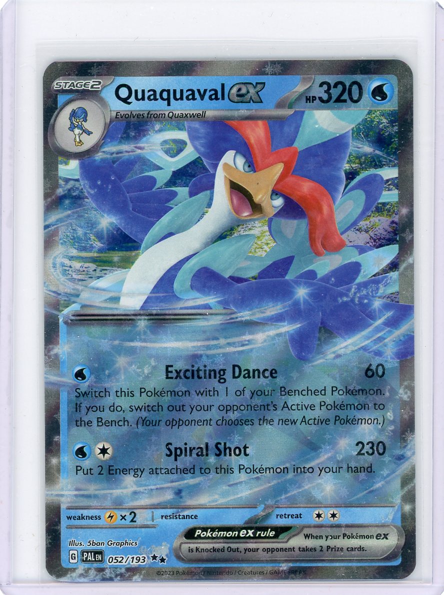 quaquaval ex pokemon card value Amazon.com: Pokemon - Quaquaval ex 235/193 - Paldea Evolved