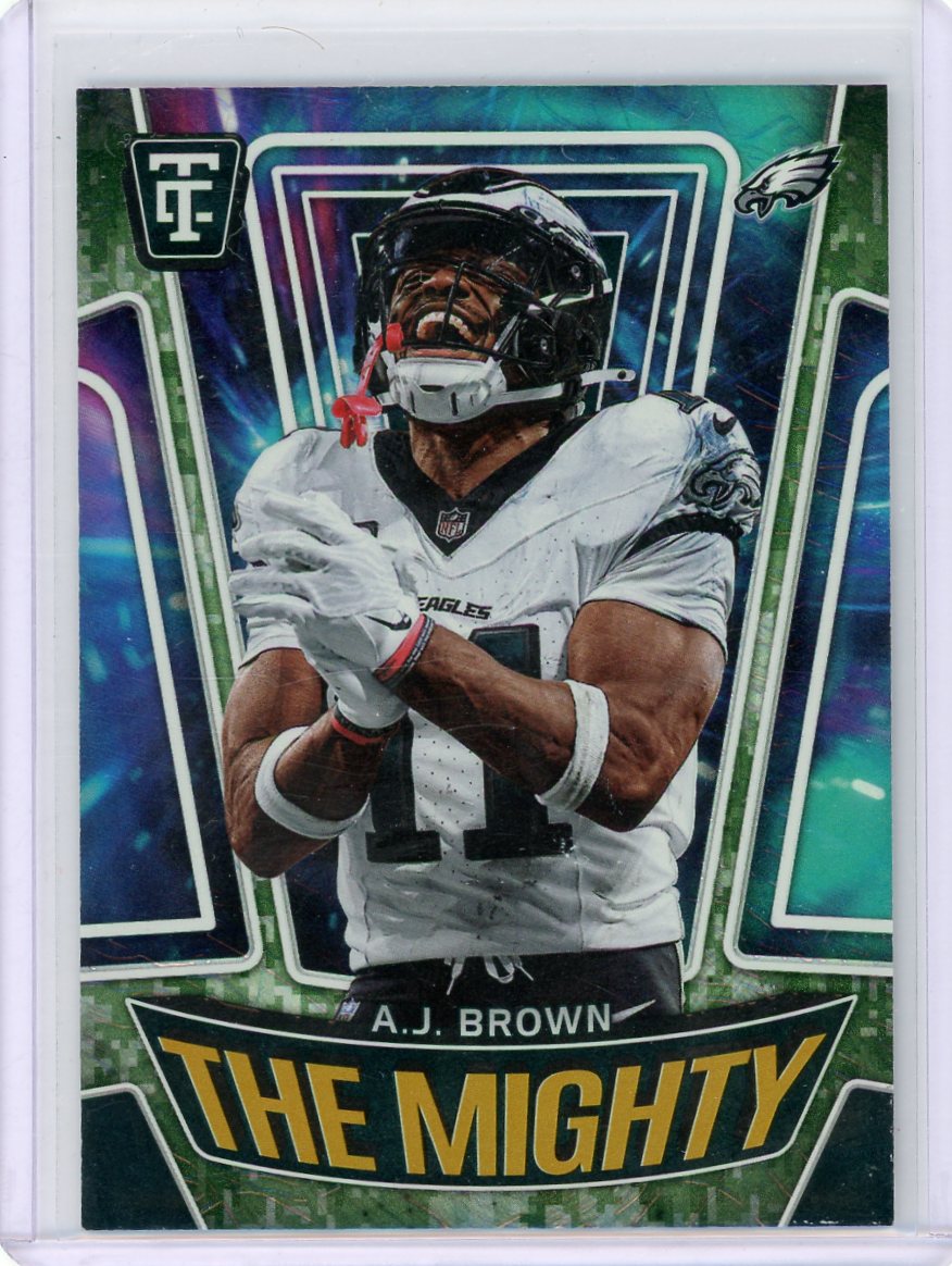 AJ Brown 2024 Panini Totally Certified The Mighty camo #'d 23/35