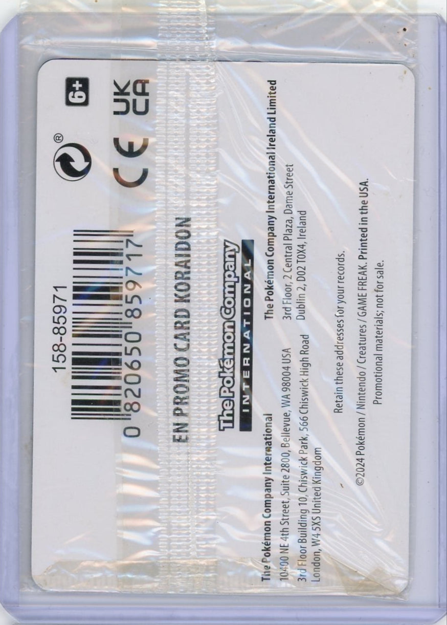 Koraidon 2023 Pokemon Game Stop Promo sealed