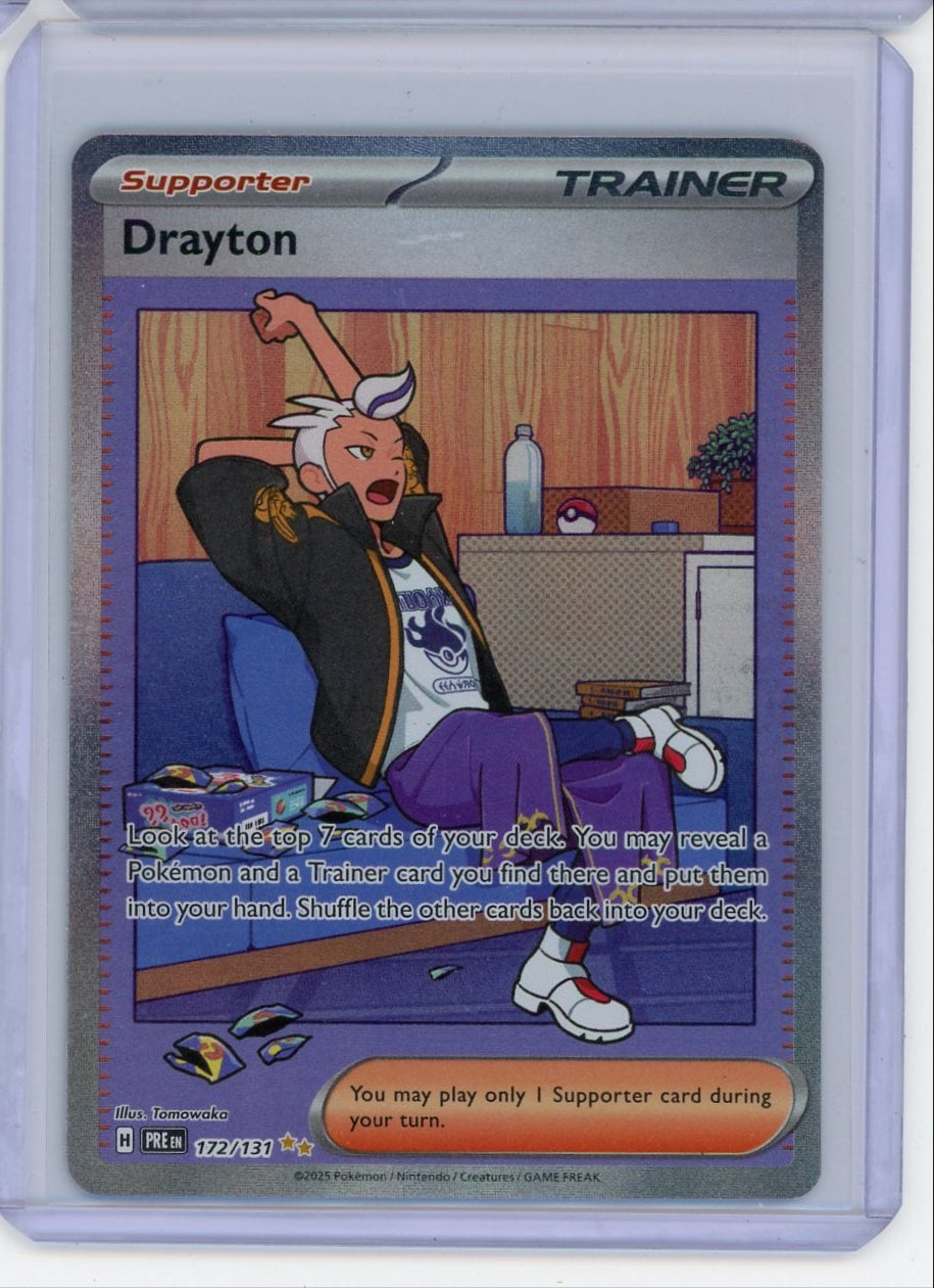 Drayton 2025 Pokemon Prismatic Evolution #172/131