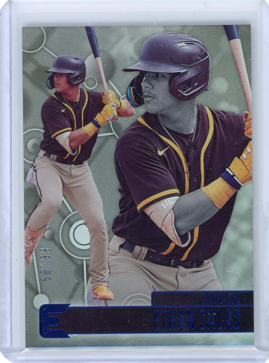 Ethan Salas 2023 Panini Chronicles Essentials blue #'d 58/99