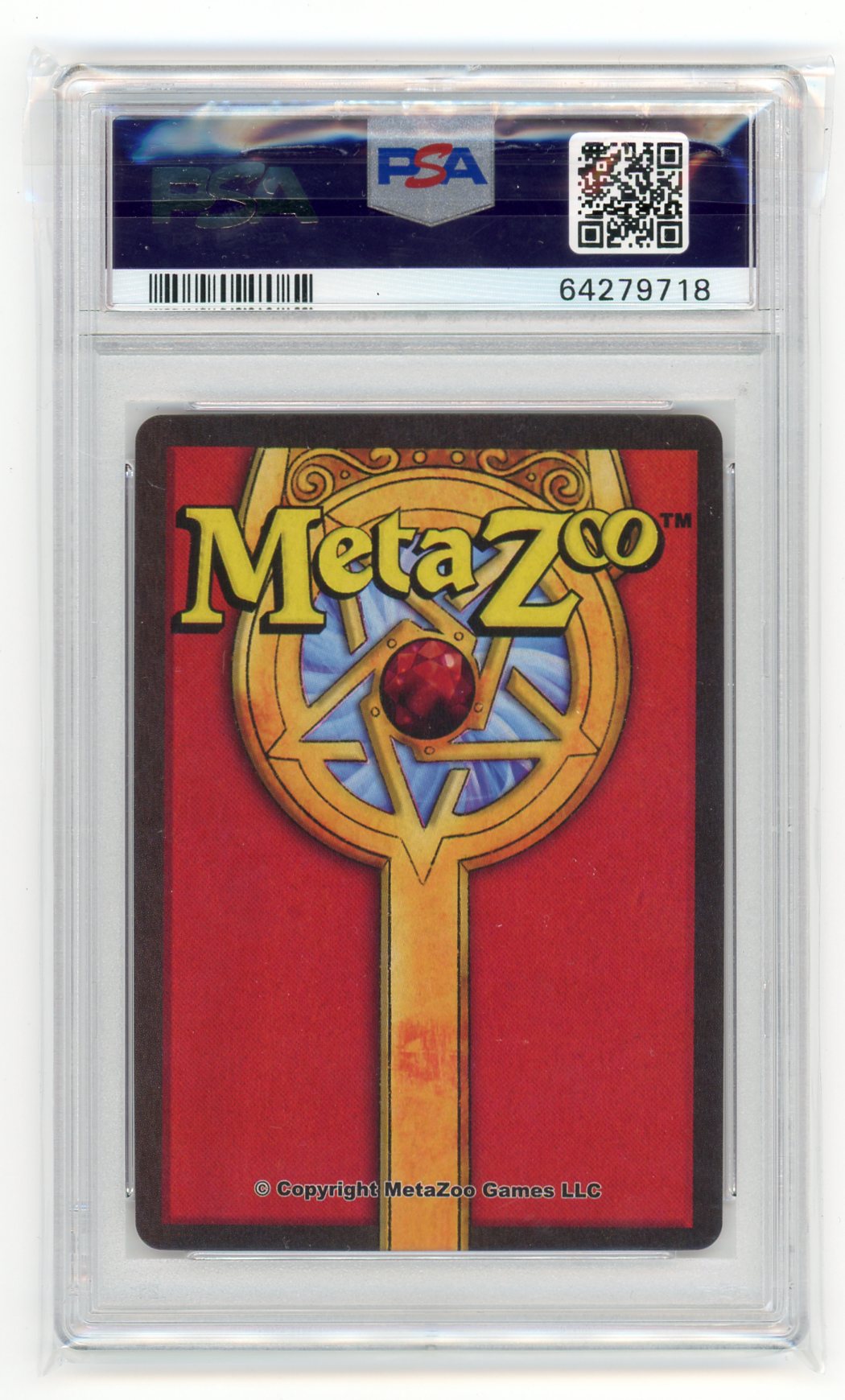 Wendigo 2021 MetaZoo NightFall 1st Edition Holo PSA 9