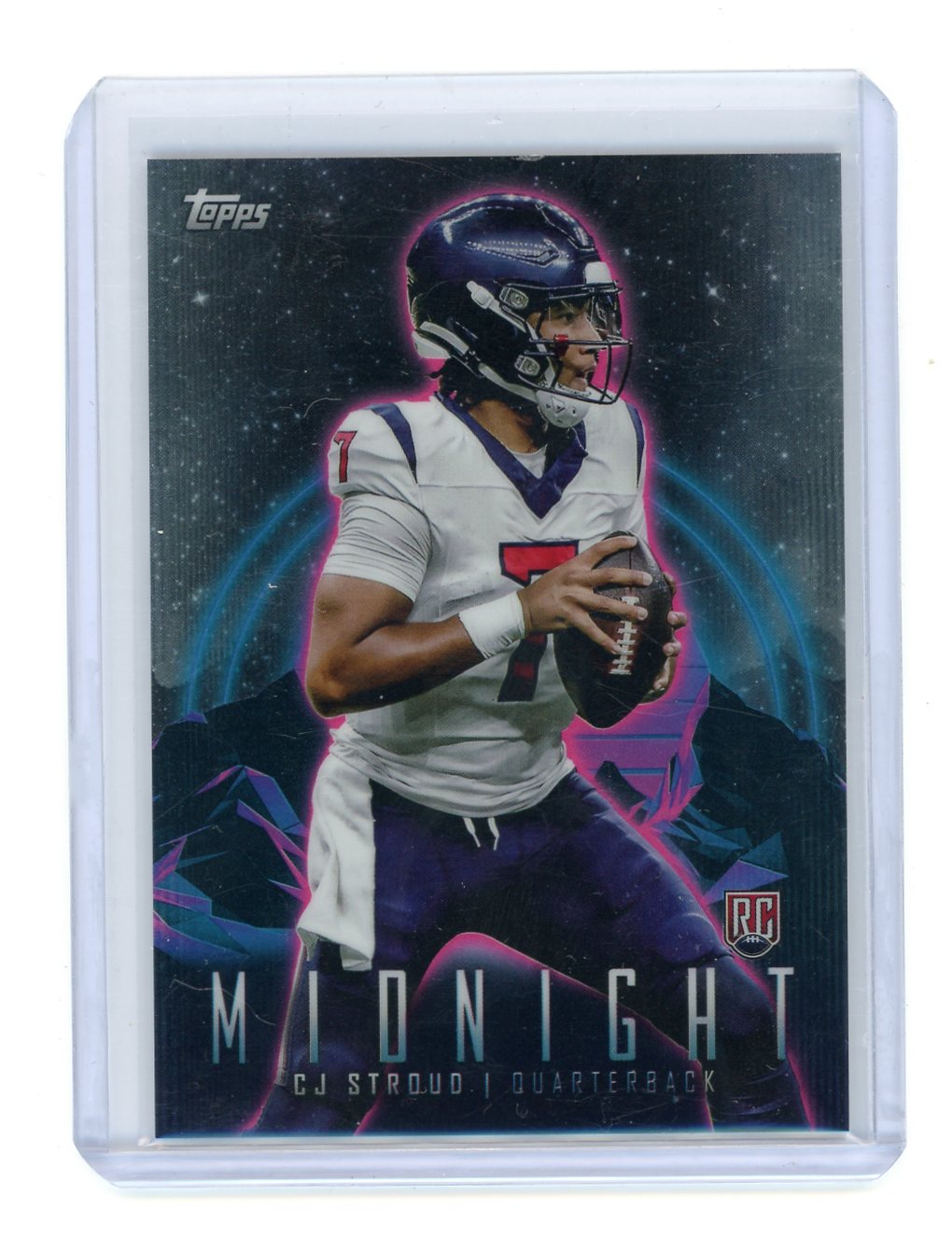 CJ Stroud 2023 Topps Composite Topps Midnight Refractor RC