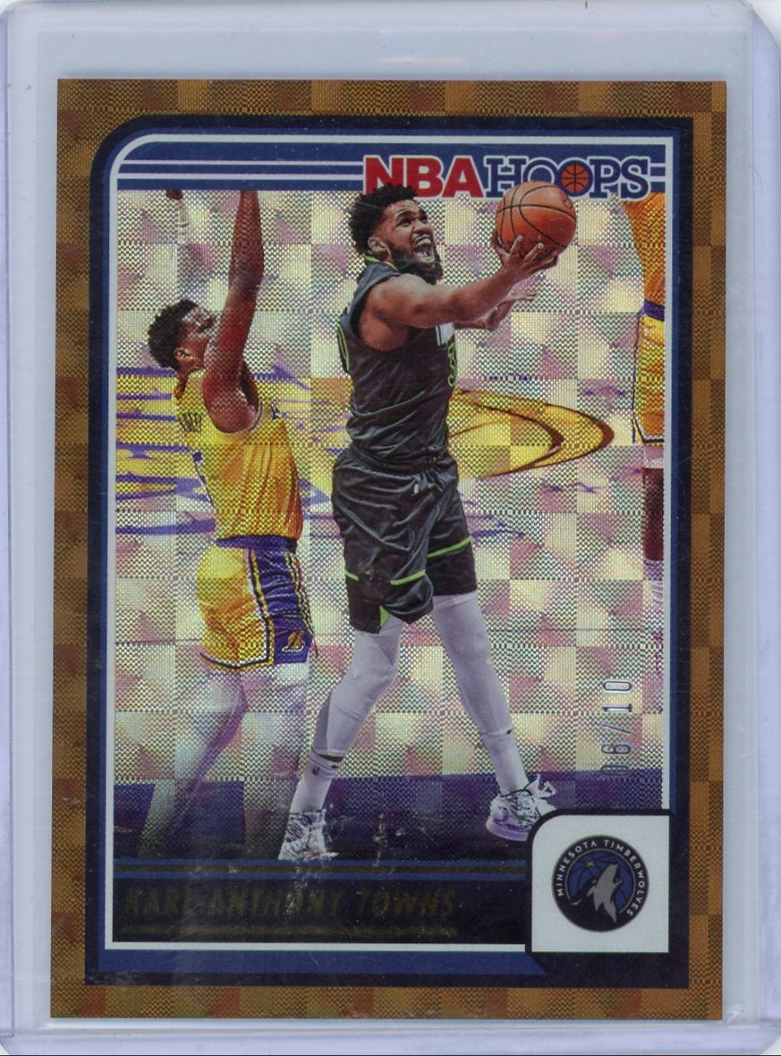 Karl-Anthony Towns 2023-24 NBAHOOPS GOLD HYPER #6/10