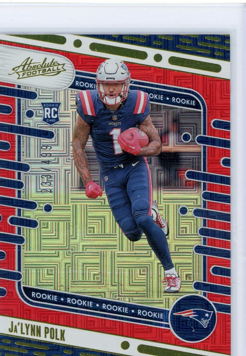 Ja'Lynn Polk 2024 Panini Absolute Red Squares RC #'d 233/499