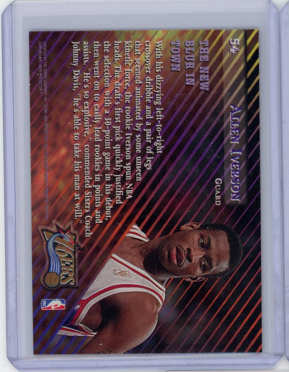Allen Iverson 1996-97 Stadium Club Members Only 55