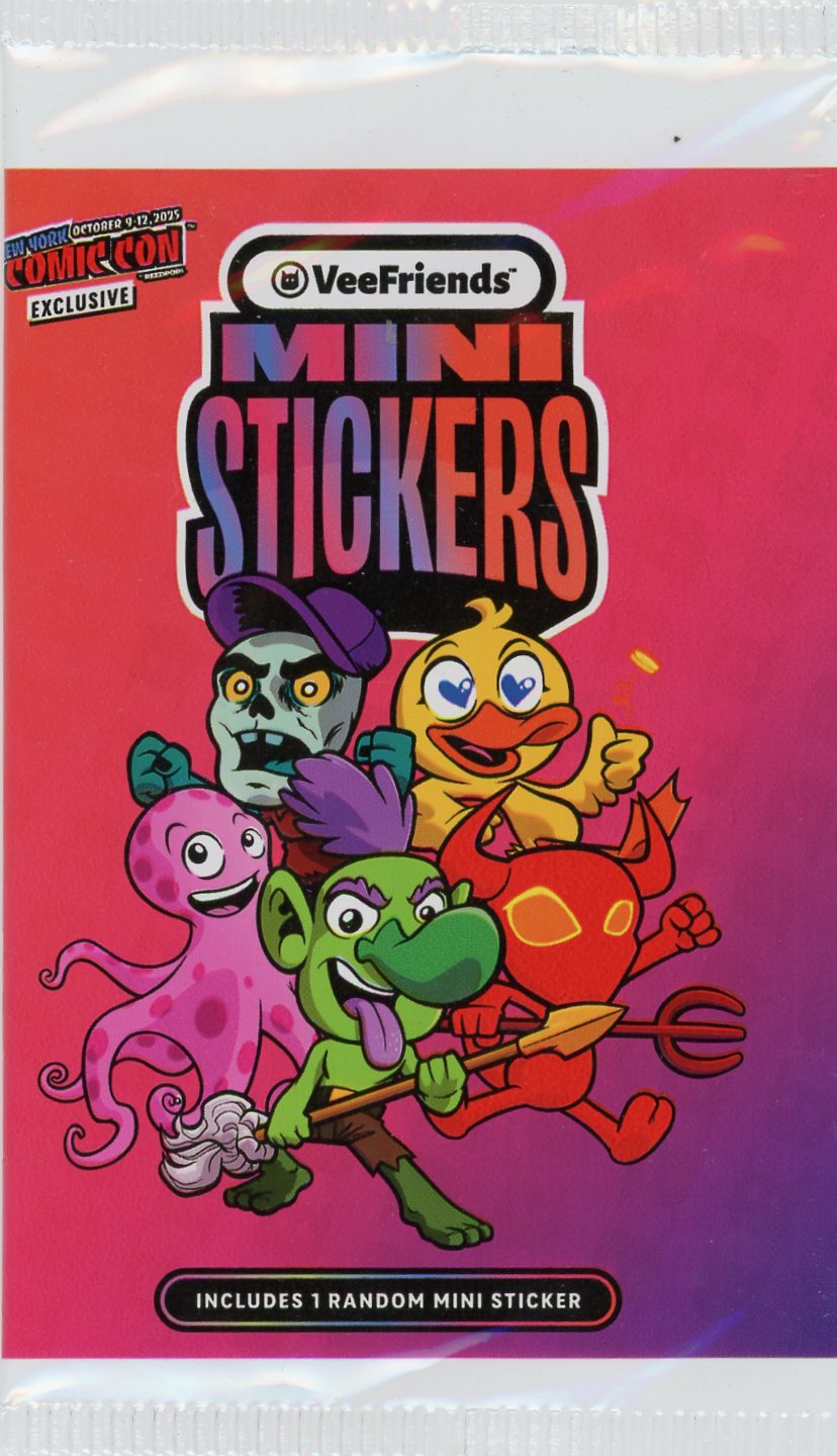Veefriends 2025 NYCC Mini Sticker Pack
