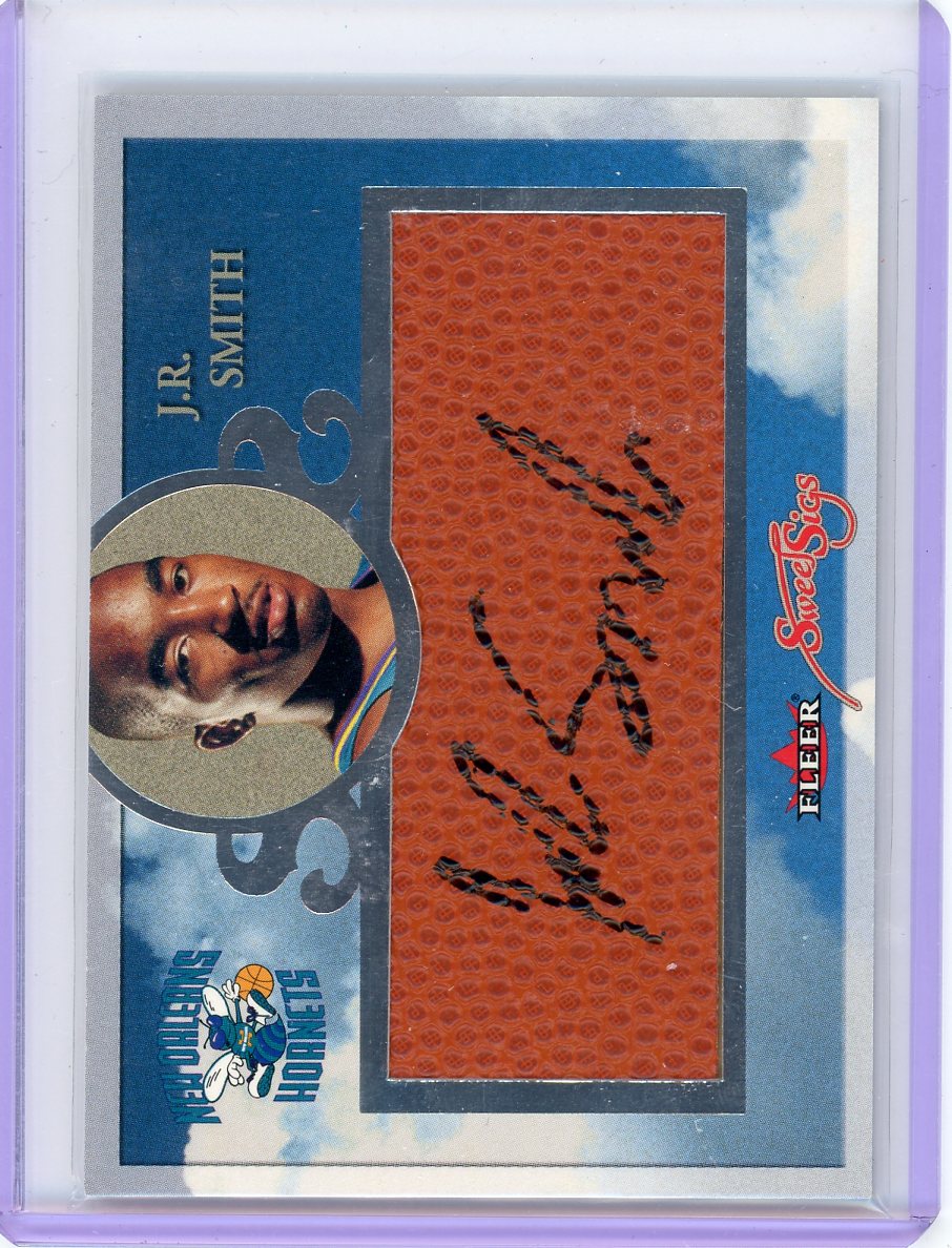 JR Smith 2004-05 Fleer Sweet Sigs autograph basketball relic #'d 078/200