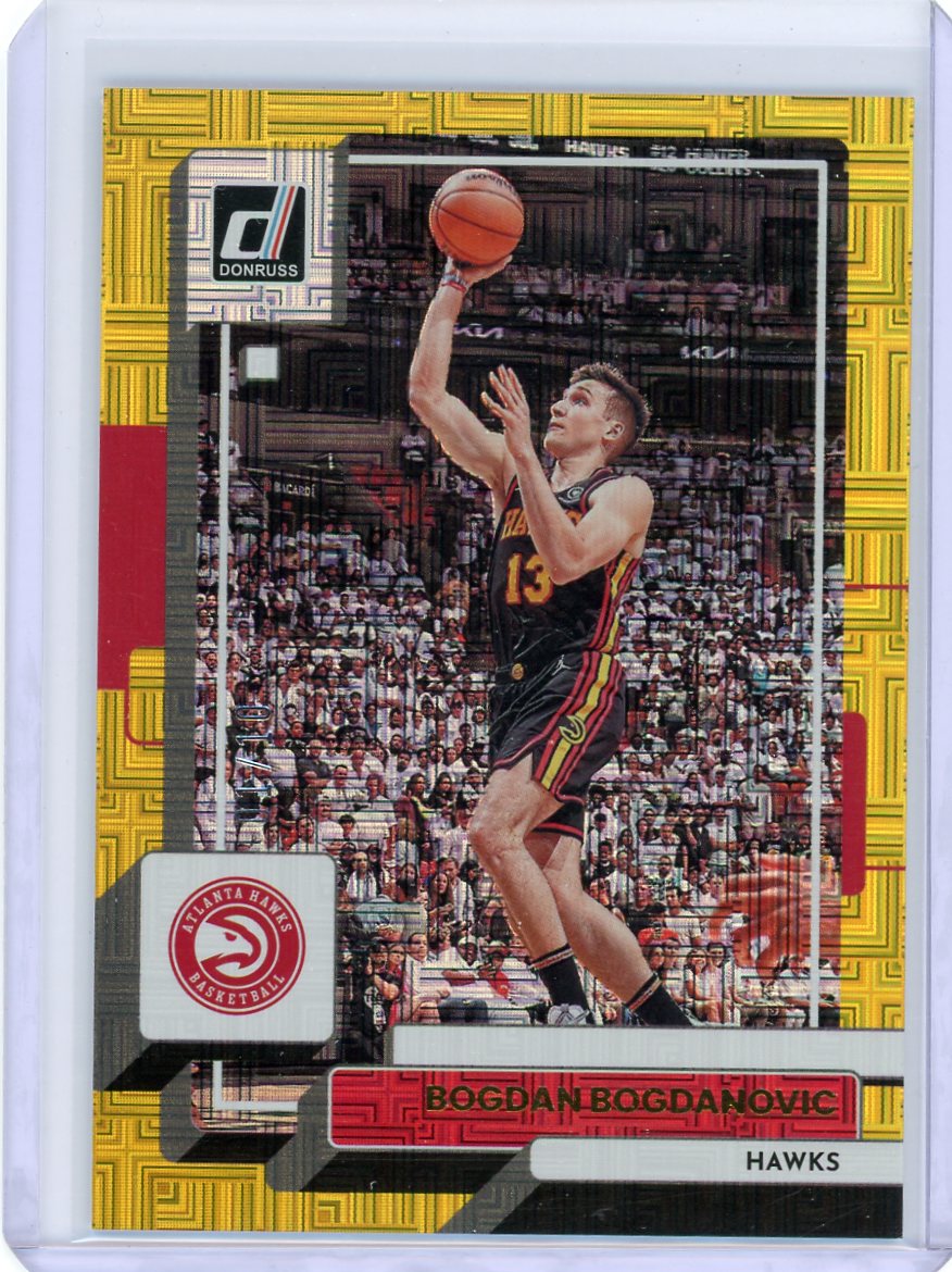 Bogan Bogdanovic 2022-23 Panini Donruss Choice gold #'d 01/10