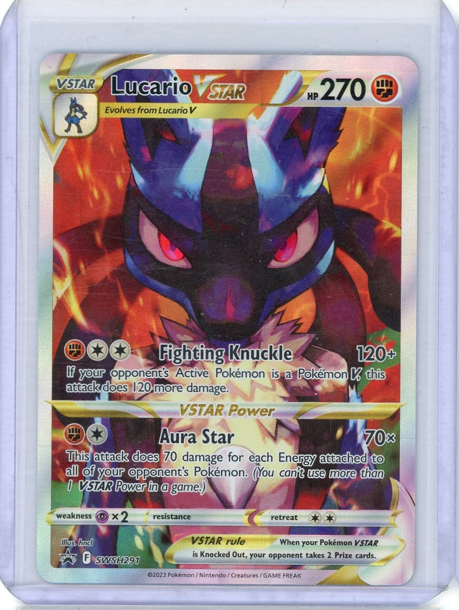 Lucario Vstar Pokémon Black Star Promo #SWSH291