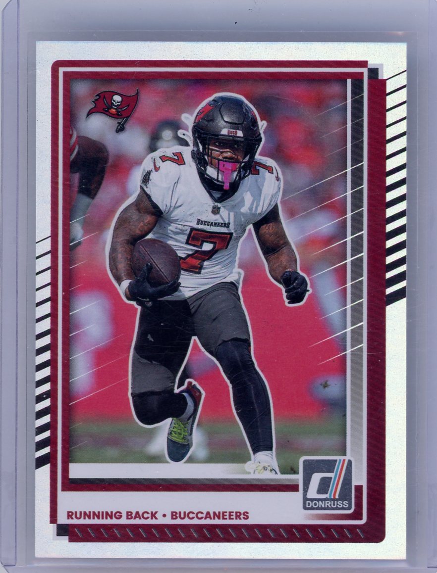 Bucky Irving 2025 Donruss No Name SP holo