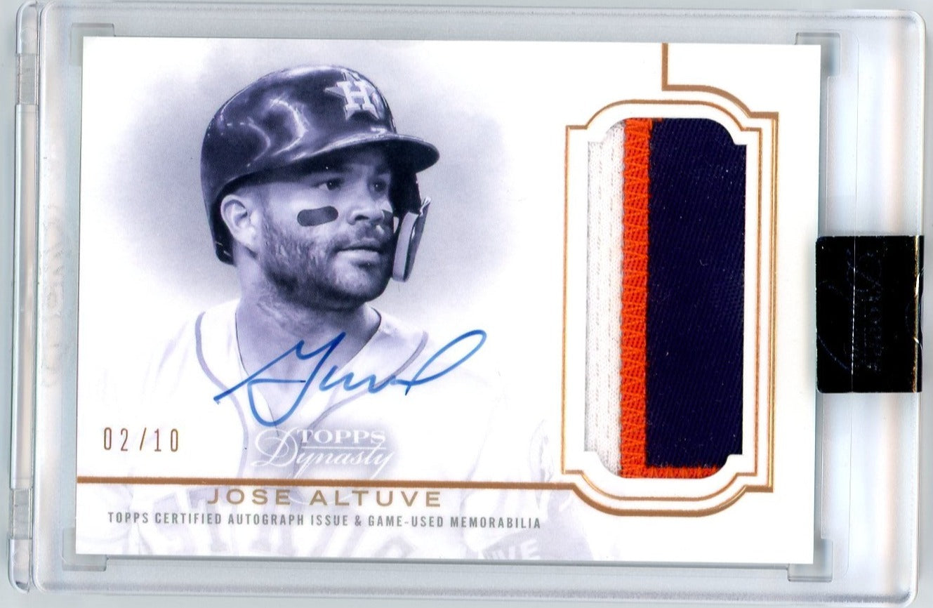  Jose Altuve 2020 Panini Diamond Kings Jersey Kings 2 Color  Jersey Patch Purple Parallel FOTL Serial #17/19 Houston Atros :  Collectibles & Fine Art