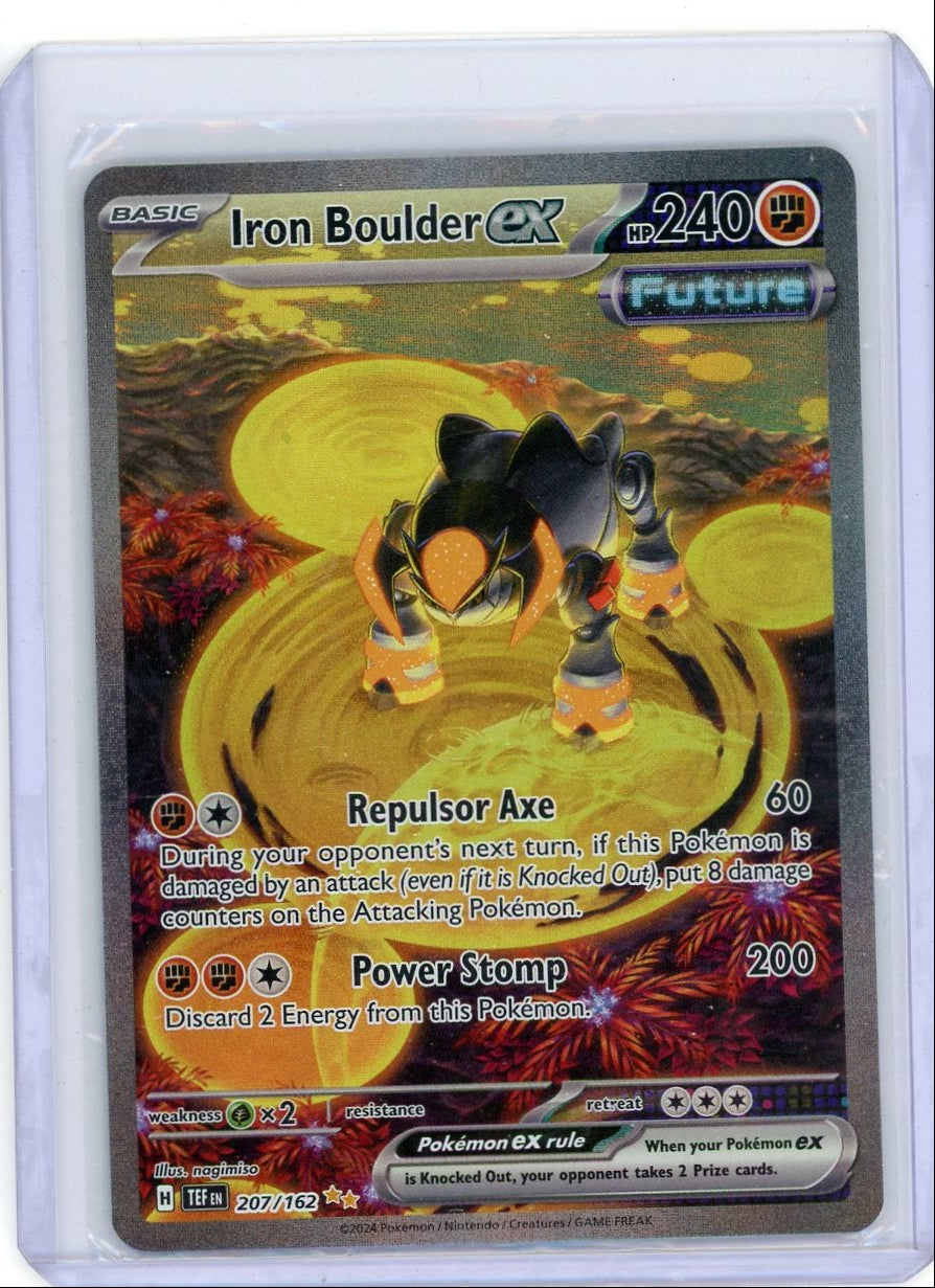 Iron Boulder ex Pokémon Temporal Forces Special Illustration Rare #207/162