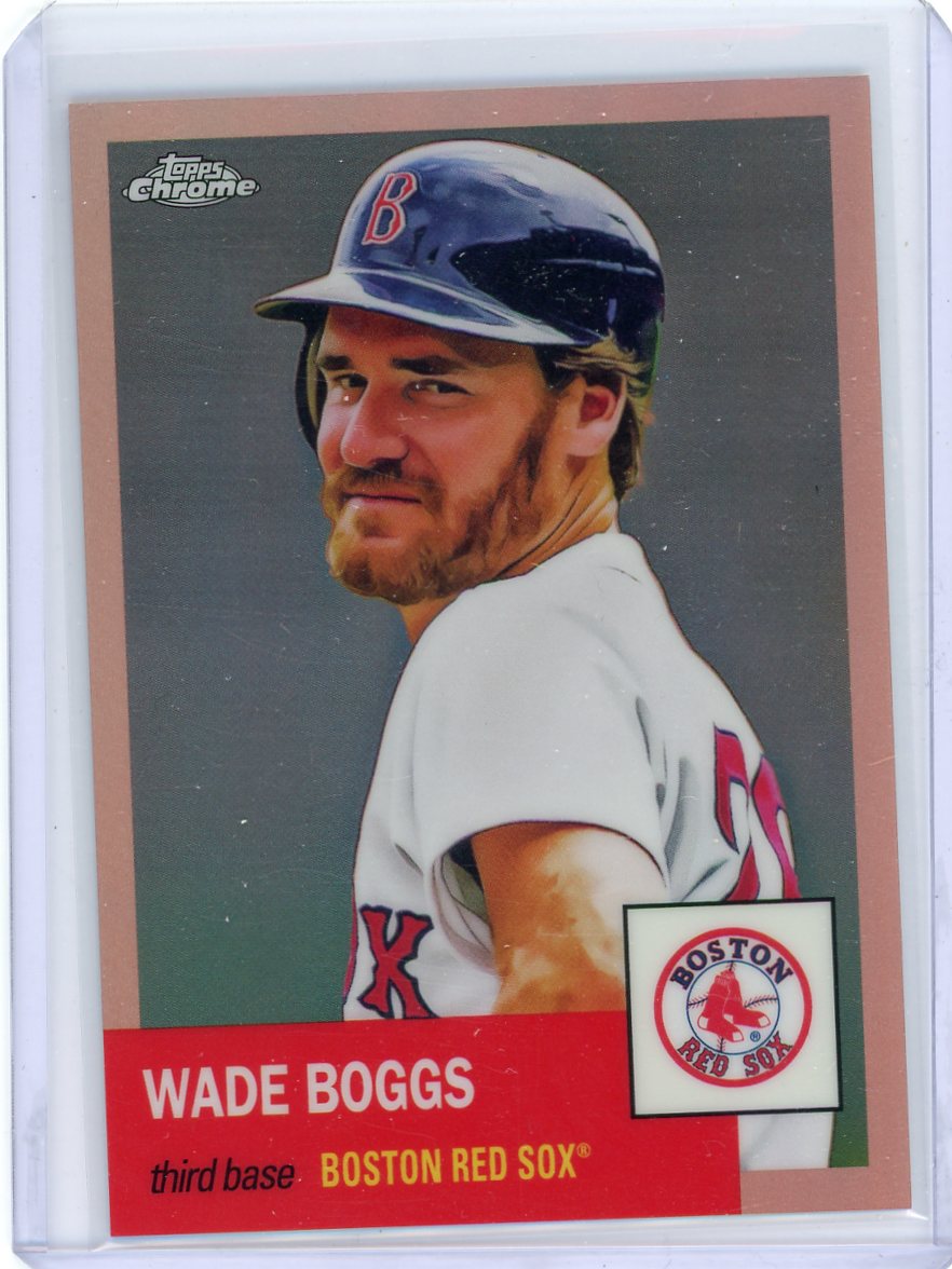 Wade Boggs 2022 Topps Chrome Platinum Anniversary rose gold #'d 11/75