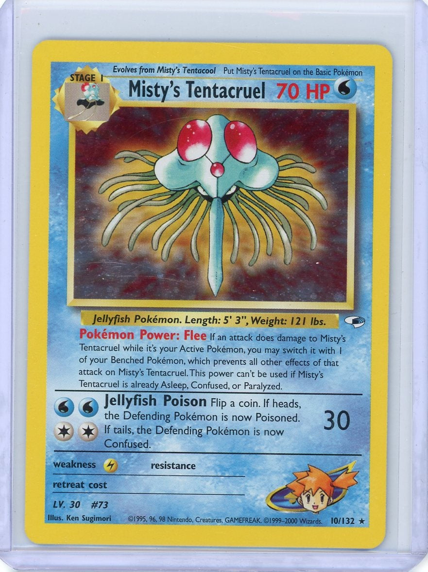 Misty's Tentacruel #10 Pokemon Gym Heroes Holo