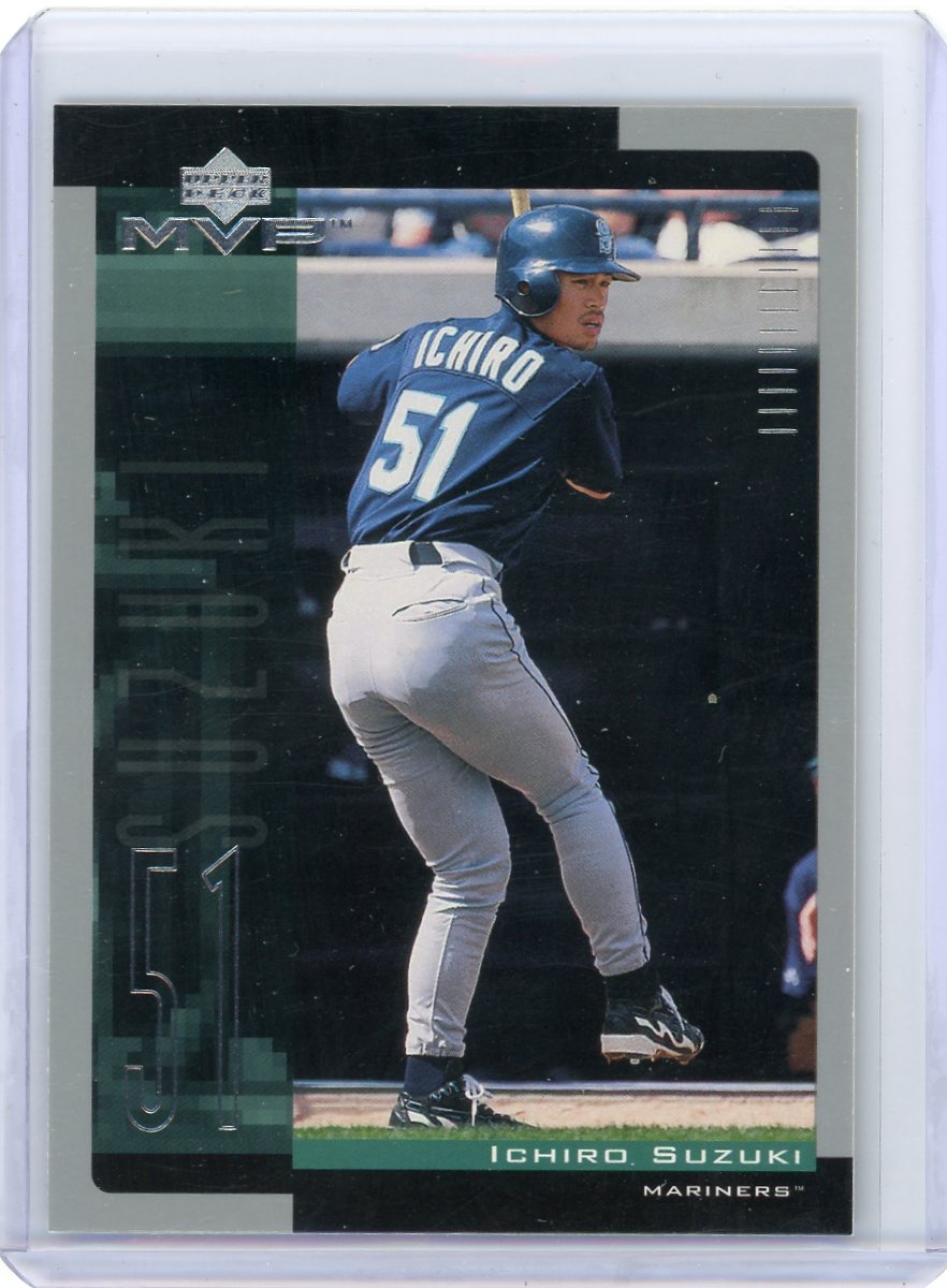 Ichiro Suzuki 2001 Upper Deck MVP rookie card