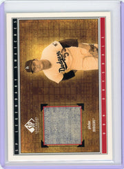 Don Drysdale 2002 Upper Deck SP Legendary Cuts game-used jersey relic