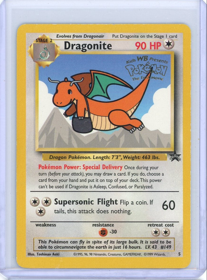 Dragonite 1999 Pokemon Movie Promo #5 MP