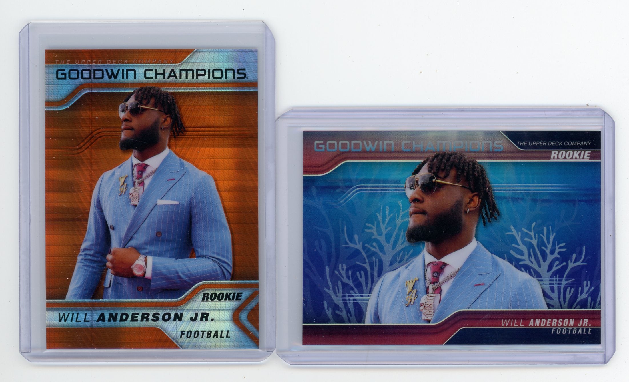 Will Anderson Jr. 2023 Upper Deck Goodwin Champions 2x card lot