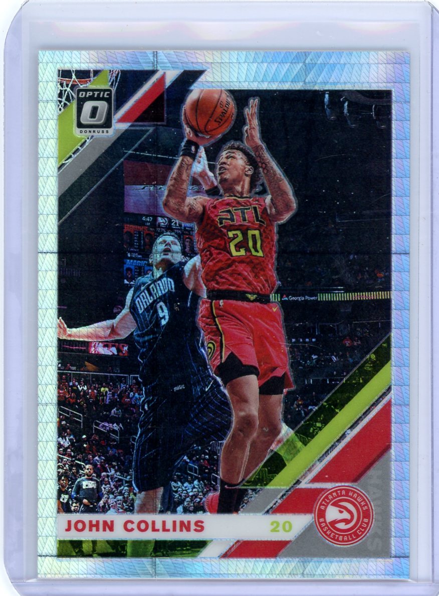 John Collins 2019-20 Panini Donruss Optic Lucky Envelope hyper prizm #'d 6/8