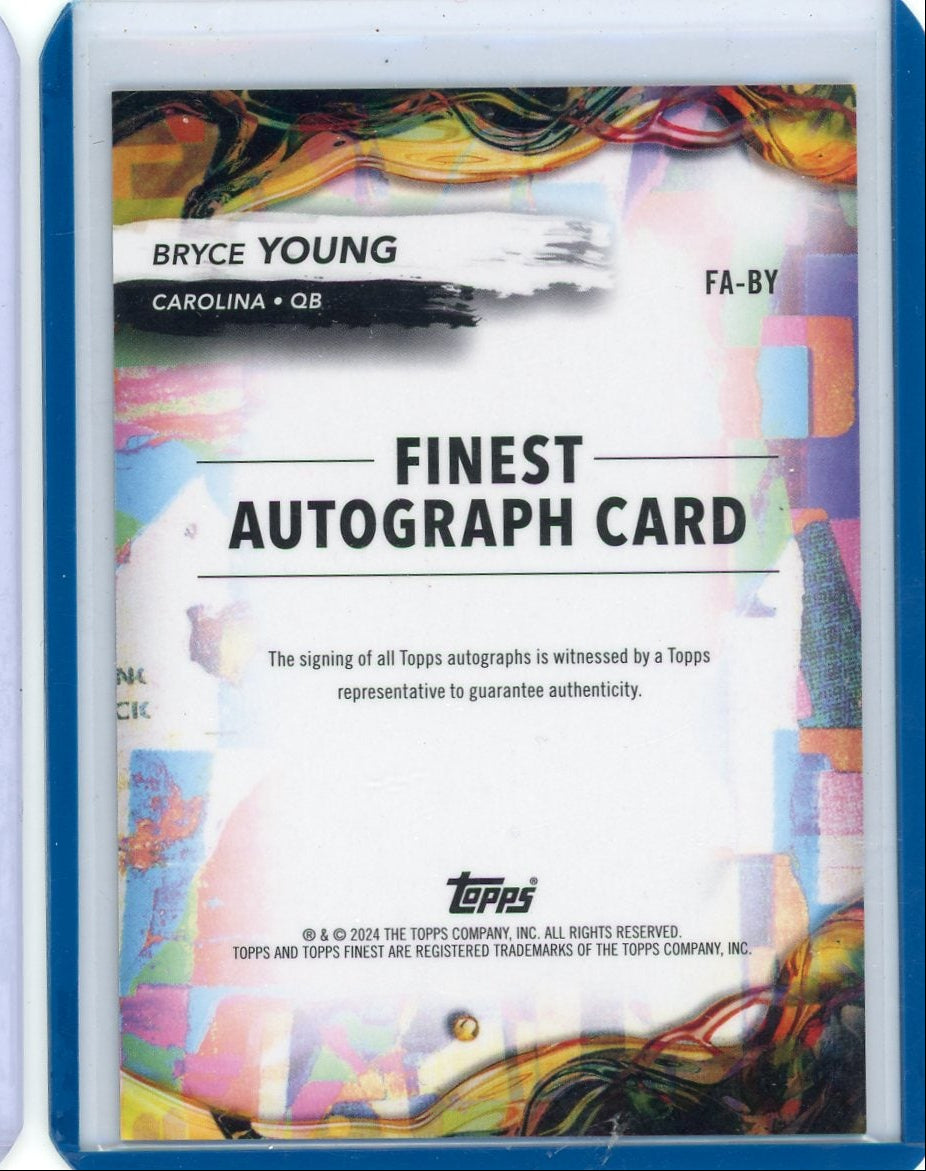 Bryce Young 2024 Finest Finest Autographs