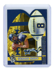 Aaron Rodgers 2005 Press Pass Big Numbers die-cut holo checklist #BN25