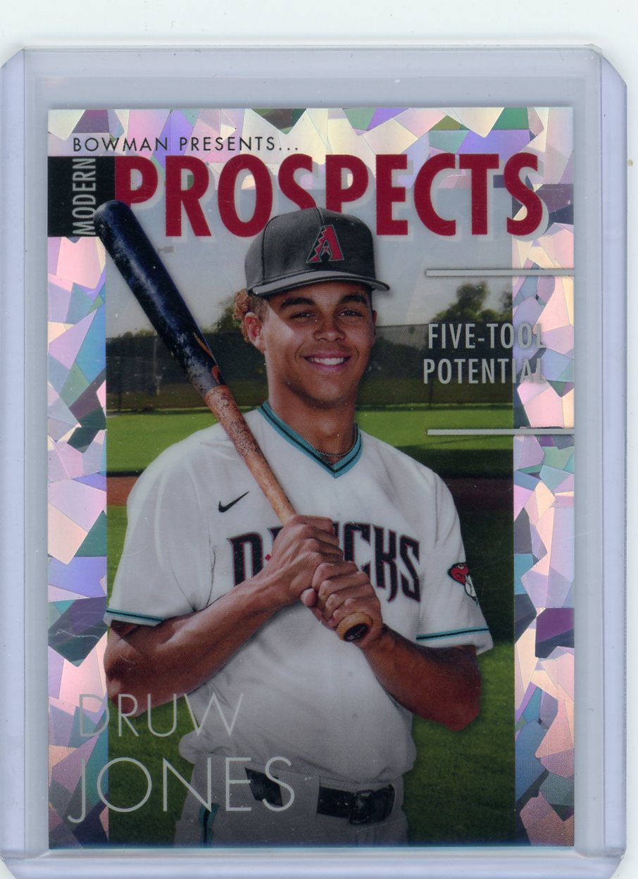 Druw Jones 2023 Bowman Chrome Modern Prospects atomic refractor #'d 141/150