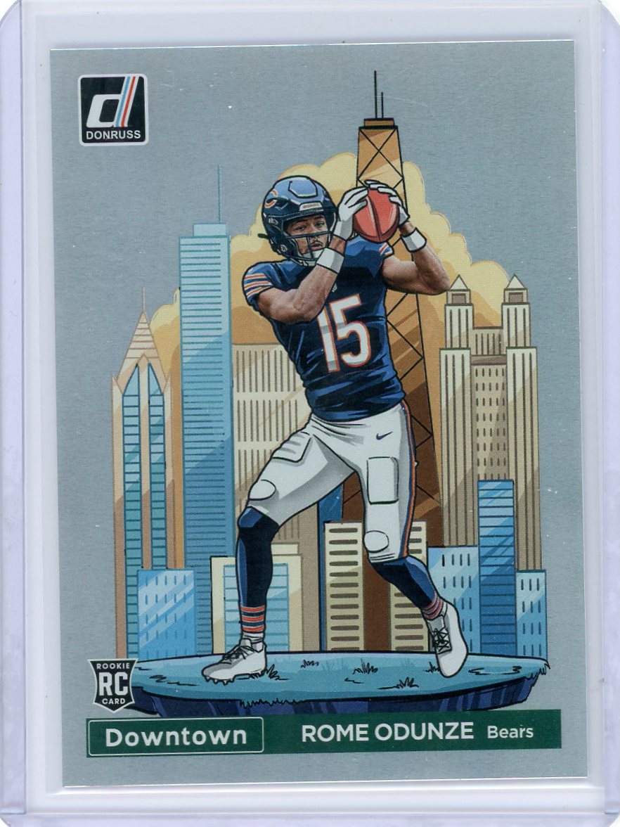 Rome Odunze 2024 Panini Donruss Downtown SP