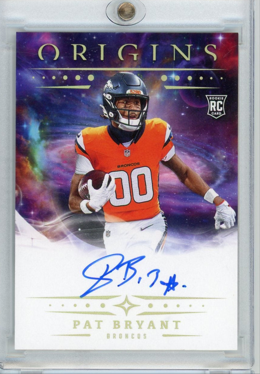 Pat Bryant 2025 Origins Football Rookie Autograph RC