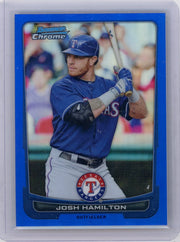 Josh Hamilton 2012 Bowman Chrome Blue Refractor #'d 200/250
