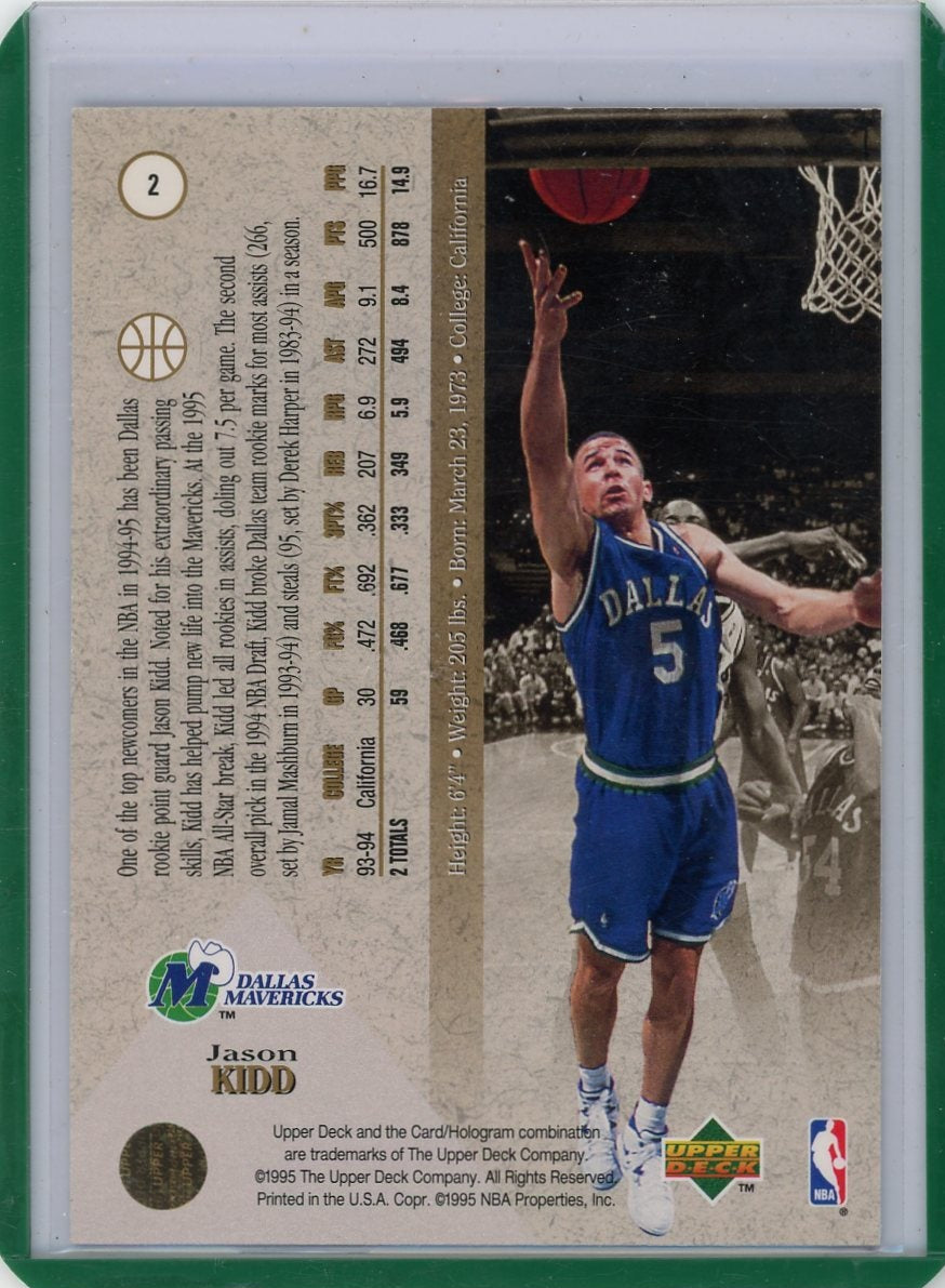 Jason Kidd 1994-95 SP Premiere Prospects Foil RC #2