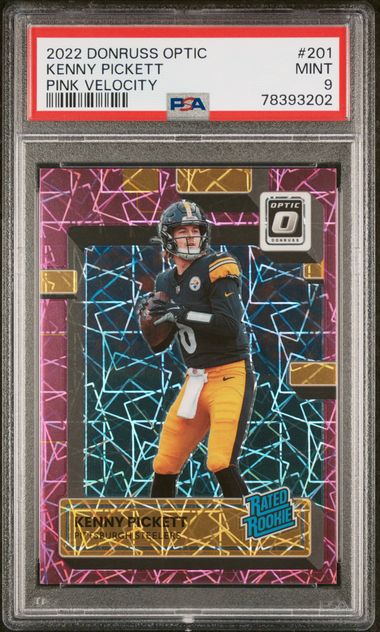 RC KENNY PICKETT ROOKIE PINK SILVER PRIZM DONRUSS OPTIC 2022 cheapest PITTSBURGH STEELERS