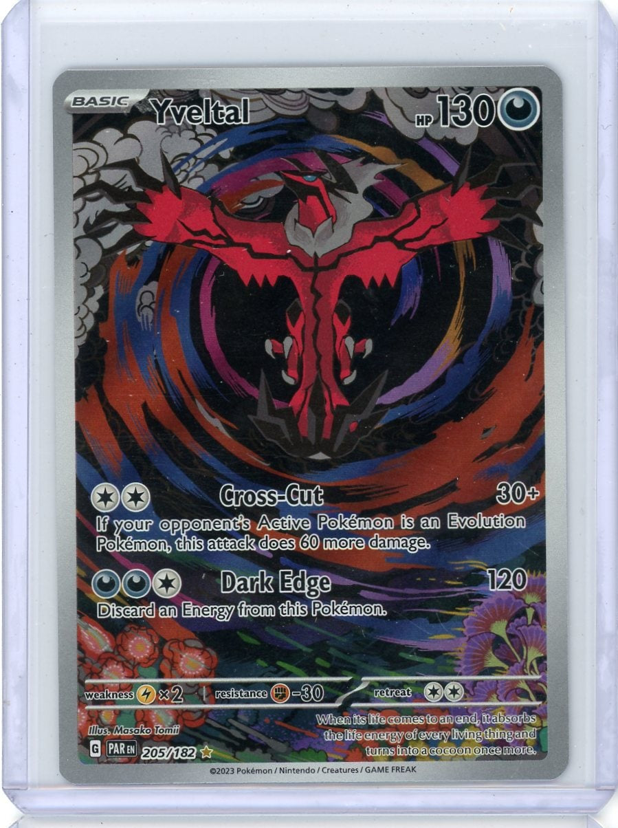 Yveltal Pokemon Paradox Rift Illustration Rare 205/182