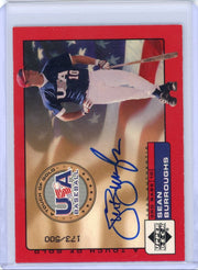 Sean Burroughs 2000 Upper Deck Touch of Gold USA autograph #'d 173/500