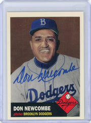 Don Newcombe 1991 Topps Archives '53 autograph w/ COA