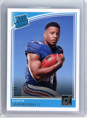 Saquon Barkley 2018 Panini Donruss Rated Rookie