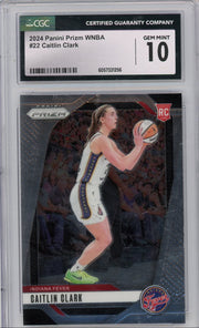 Caitlin Clark 2024 Panini Prizm WNBA CGC 10